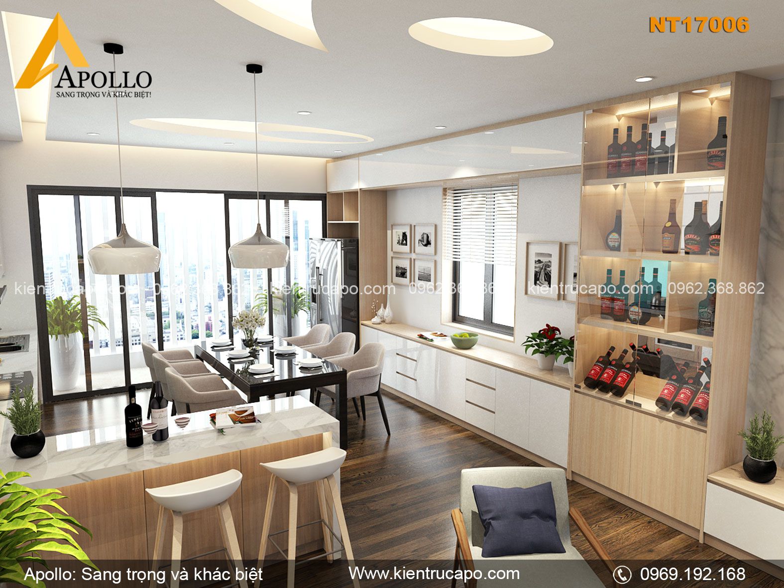 Chung cư hiện đại giữa thành phố (NT17006)